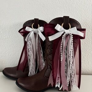 Texas A&M Hand-made Boot Bows